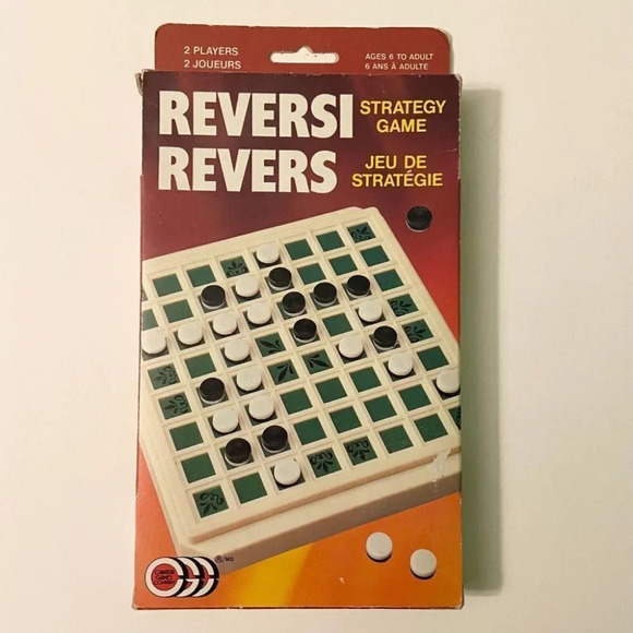 Vintage Reversi Strategy Game Canada Games Company Made in Hong Kong - Picture 1 of 11